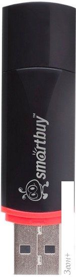 USB Flash Smart Buy Crown Black 4GB (SB4GBCRW-K)