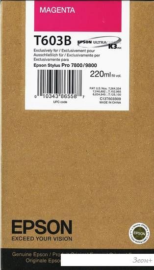 Картридж Epson C13T603B00