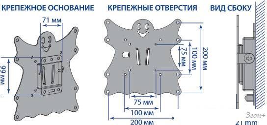 Кронштейн Kromax CASPER-200