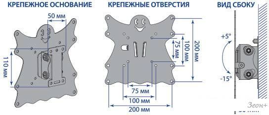 Кронштейн Kromax CASPER-201