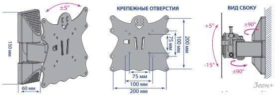 Кронштейн Kromax CASPER-202