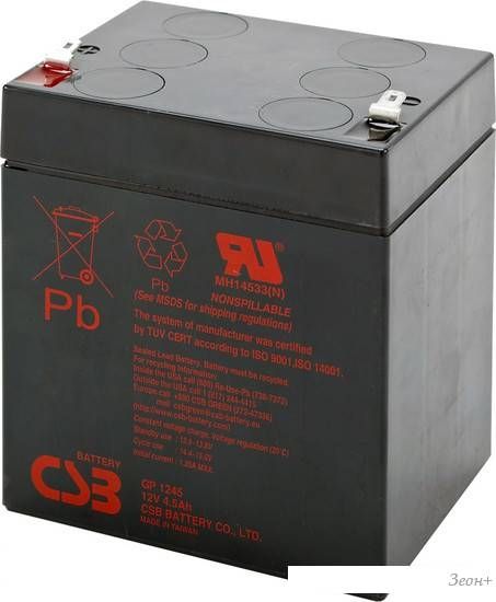 Аккумулятор для ИБП CSB GP1245 (12В/4.5 А·ч)