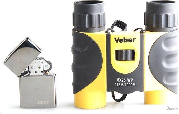 Бинокль Veber 10x25 WP