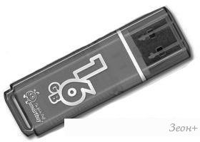 USB Flash Smart Buy Glossy Black 16GB (SB16GBGS-K)