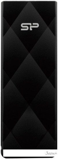 USB Flash Silicon-Power Blaze B20 Black 128GB (SP128GBUF3B20V1K)