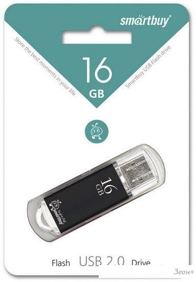 USB Flash Smart Buy 16GB V-Cut Black (SB16GBVC-K)