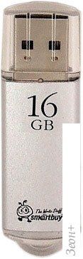 USB Flash Smart Buy 16GB V-Cut Silver (SB16GBVC-S)