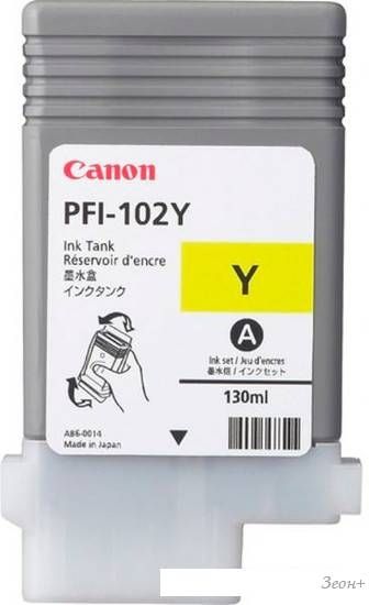 Картридж Canon PFI-102Y (0898B001AA)