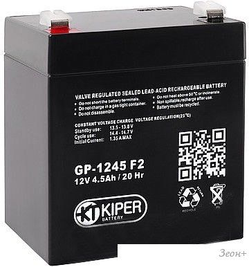Аккумулятор для ИБП Kiper GP-1245 F2 (12В/4.5 А·ч)