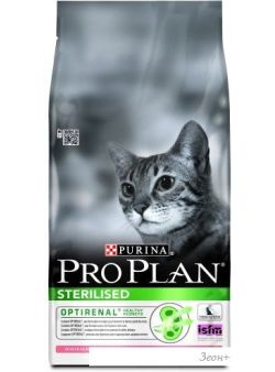 Корм для кошек Pro Plan Sterilised для стерилизованных с лососем 10 кг