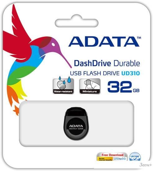 USB Flash ADATA UD310 Black 64Gb (AUD310-64G-RBK)