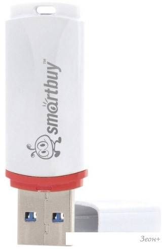 USB Flash Smart Buy 64GB Crown White (SB64GBCRW-W)