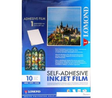    Lomond PET Self-Adhesive White Ink Jet Film 100 10 (1708461)