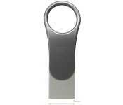 USB Flash Silicon-Power Mobile 80 Gray 64GB (SP064GBUC3C80V1S)