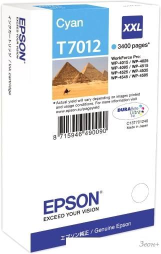 Картридж Epson C13T70124010