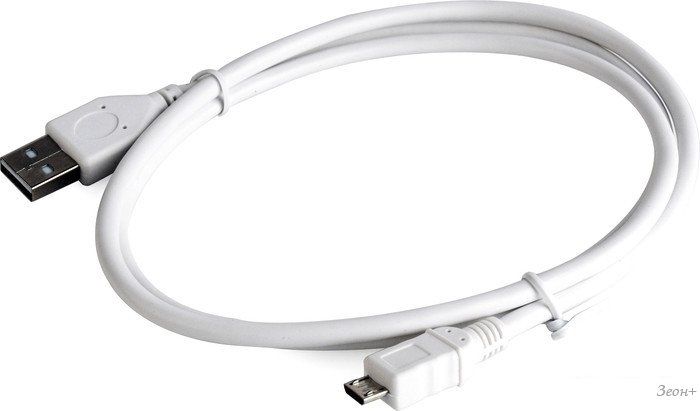 Кабель Cablexpert CCP-mUSB2-AMBM-W-1M