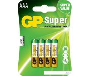  GP Super Alkaline AAA 4 .