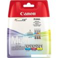Картридж Canon CLI-521 C/M/Y Multipack
