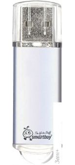 USB Flash Smart Buy 8GB V-Cut Silver [SB8GBVC-S]