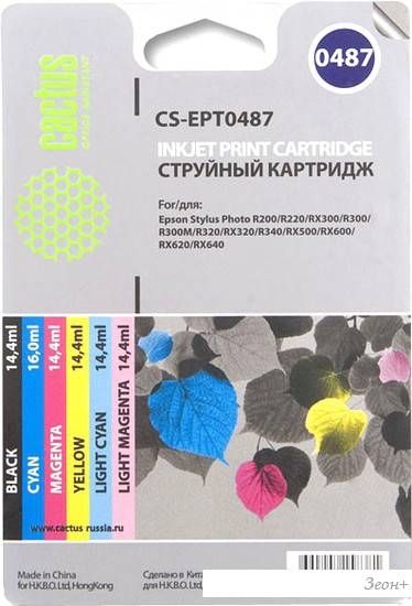 Картридж CACTUS CS-EPT0487