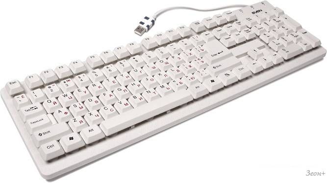 Клавиатура SVEN Standard 301 White