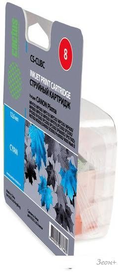 Картридж CACTUS CS-CLI8C (аналог Canon CLI-8 Cyan)