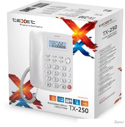 Проводной телефон TeXet TX-250