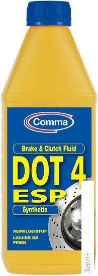 Тормозная жидкость Comma DOT4 ESP 1л