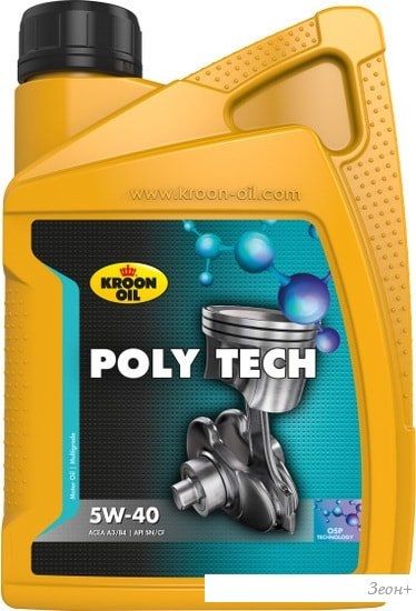 Моторное масло Kroon Oil Poly Tech 5W-40 1л