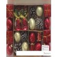 Елочная игрушка Серпантин Сказочное чудо 3 см 28 шт (красный) 201-1569