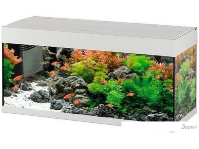 Аквариум Ferplast Dubai 100 led 190 л (белый)