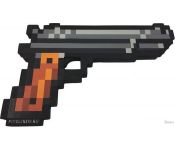 Пистолет игрушечный Pixel Crew Кольт 8Бит пиксельный 24 см PC13939