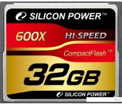   Silicon-Power 600X Professional CompactFlash 32  (SP032GBCFC600V10)