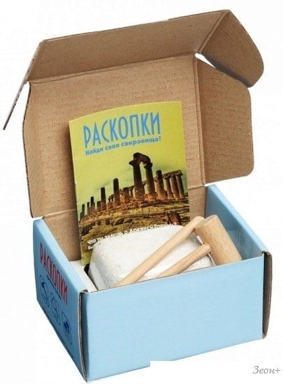 Набор для опытов Раскопки Древняя Греция с монетой DIG-22