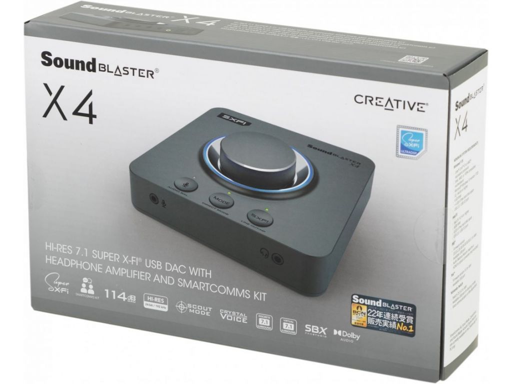 Внешняя звуковая карта Creative Sound Blaster X4