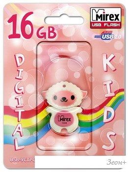 USB Flash Mirex SHEEP PINK 16GB (13600-KIDSHP16)
