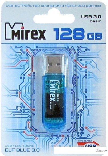 USB Flash Mirex Elf USB 3.0 128GB (синий)