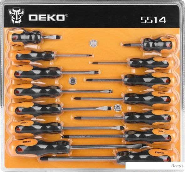 Набор отверток Deko SS14 (14 предметов)