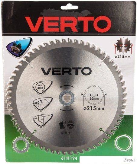 Пильный диск Verto 61H194
