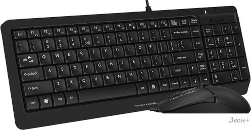 Клавиатура + мышь A4Tech Fstyler F1512 (черный)