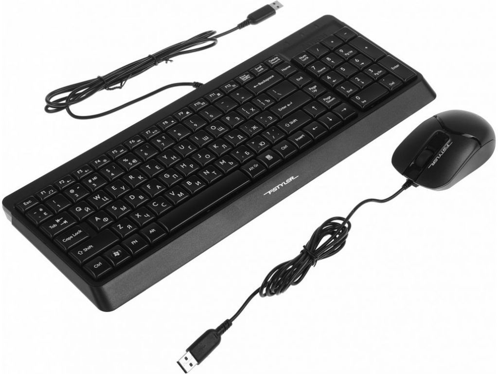 Клавиатура + мышь A4Tech Fstyler F1512 (черный)