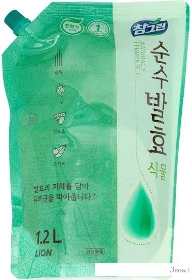 Средство для мытья посуды Lion Chamgreen Pure Fermentation Горные травы 1.2 л
