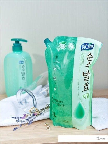 Средство для мытья посуды Lion Chamgreen Pure Fermentation Горные травы 1.2 л