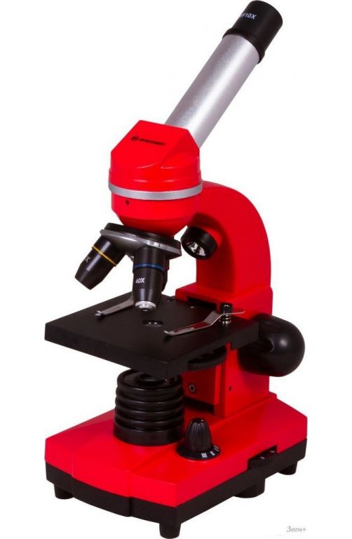 Детский микроскоп Bresser Junior Biolux SEL 40–1600x 74320 (красный)