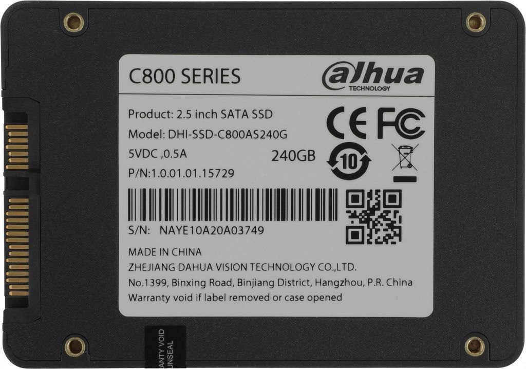SSD Dahua 240GB DHI-SSD-C800AS240G