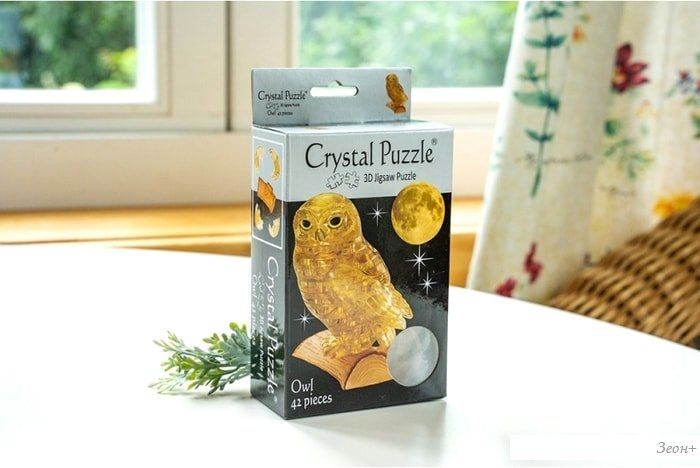 3Д-пазл Crystal Puzzle Сова 90247