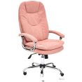 Кресло TetChair Softy LUX (флок, розовый)