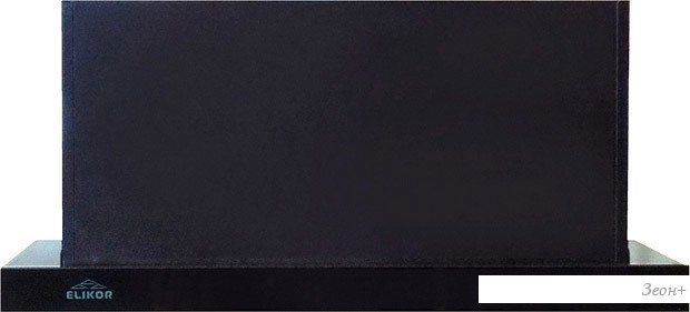 Кухонная вытяжка Elikor Интегра Glass 60П-650-В2Л (черный/стекло черное)