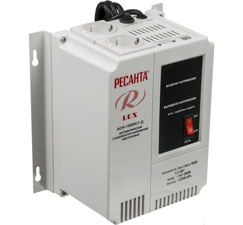 Стабилизатор напряжения Ресанта Lux АСН-1500Н/1-Ц