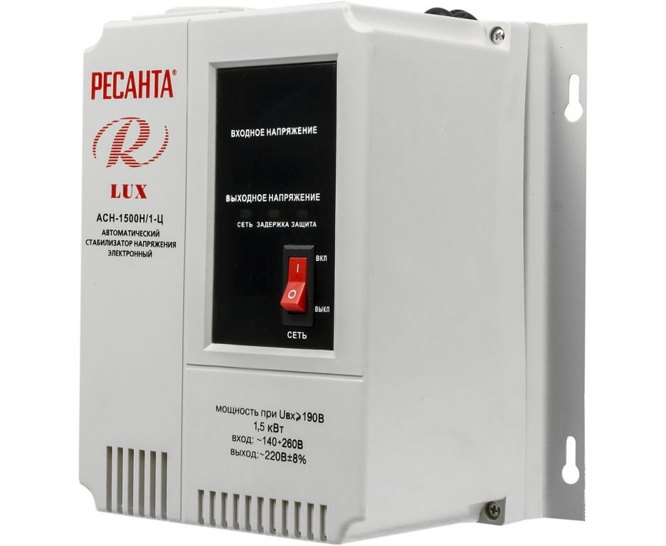 Стабилизатор напряжения Ресанта Lux АСН-1500Н/1-Ц